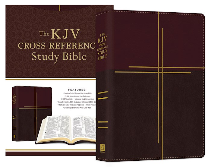 KJV Cross Reference Compact Study Bible Mahogany - Barbour